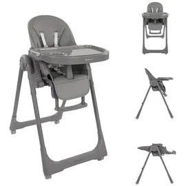 KIKKABOO Hochstuhl, Kikka boo Kinderhochstuhl Pastello 2 klappbar höhenverstellbar Ablagefach Räder