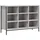 vidaXL Schuhregal 100 x 70 x 35 cm grau / grau