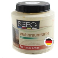 Wandfarbe Beige Innenfarbe Deckenfarbe Wohnraumfarbe SEBO Musica Matt 2x0,8l (1,