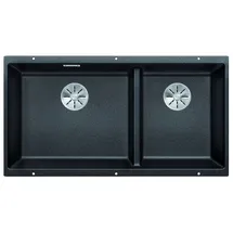 Blanco Subline 480/320-U Silgranit anthrazit Handbetätigung 825 x 460 mm