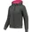 Rusty Stitches Wendy Damen Zip Hoodie, grau-pink,