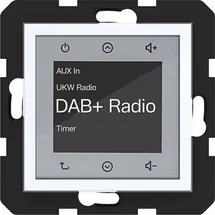 Hager Radio Touch Unterputz DAB+ lichtweiß glänzend