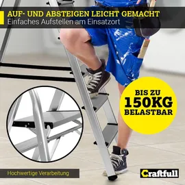 Craftfull CF-133B Klappleiter 6 Stufen