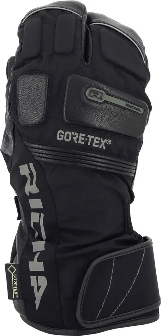 Richa Nordic 3-Finger Gore-Tex waterdichte motorhandschoenen, zwart, 3XL Voorman