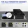 Wenko Herdabdeckplatte Universal 2er Set Terrazzo schwarz