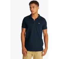 Tommy Jeans Herren Poloshirt Kurzarm Slim Placket Slim Fit,