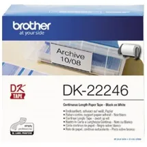 Brother Universaletiketten DK22246 Weiß 103 mm x 30,48 m 1 St.