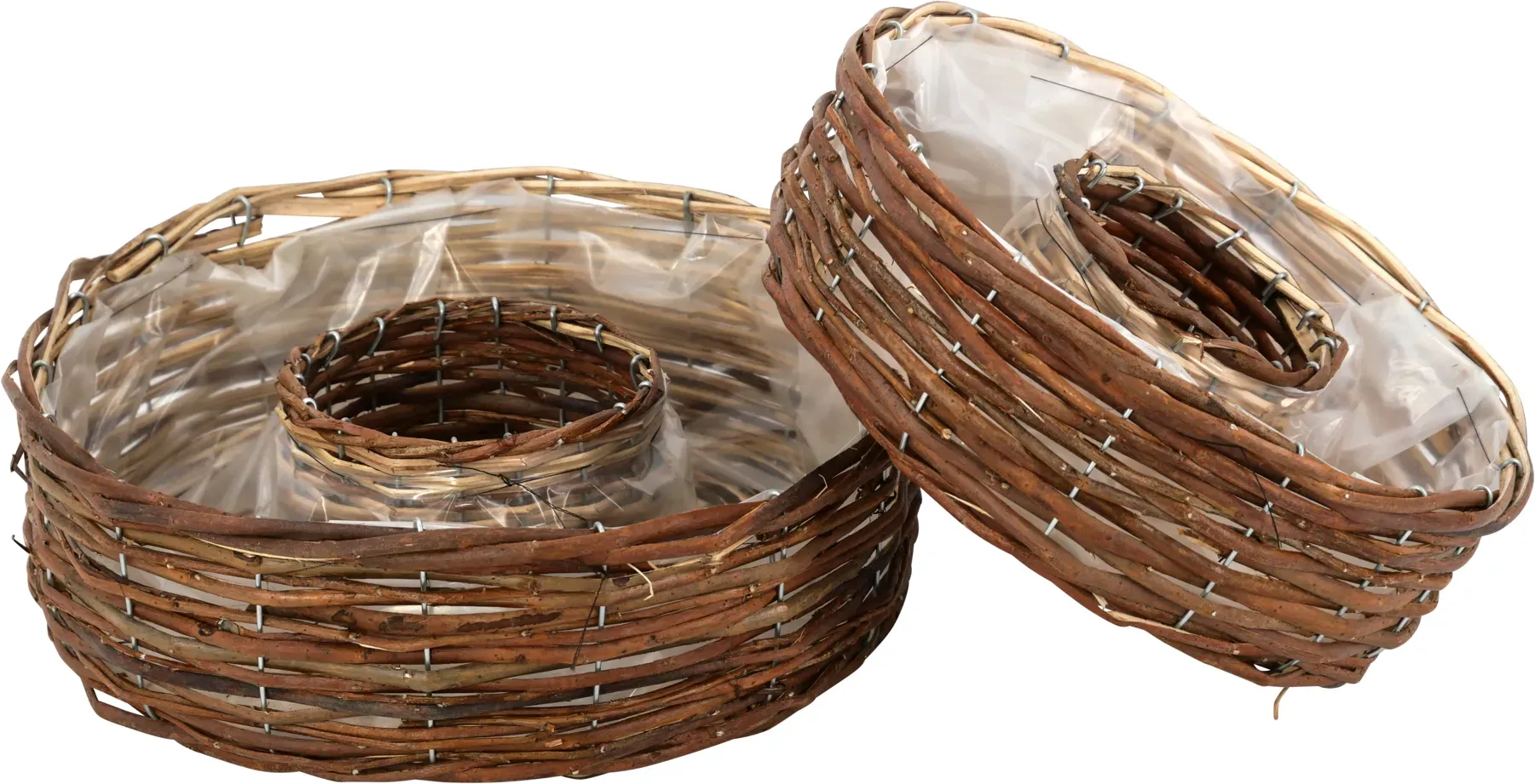 Pflanzring Weide S/2 D30+35cm natur