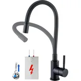 luxuskollektion Küchenarmatur Niederdruck Schwarz