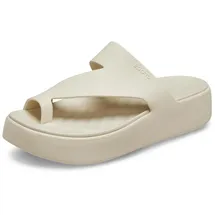 Crocs Getaway Platform Toe Loop Badesandalen Sandstone 39-40