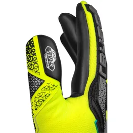 Reusch Attrakt Freegel Silver Safety Yellow/Silver/Black 9