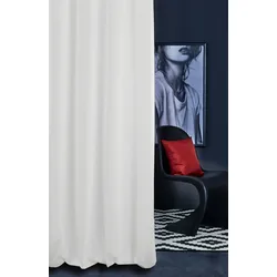 APELT Vorhang »ALASKA«, (1 St.), HxB: 245x141, Alaska, Fertigschal mit Unteriversalband APELT taupe 245 cm