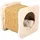 Duvo+ Kratz-Tunnel Square 30 x 30 x 28 cm beige