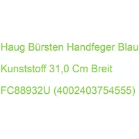 Haug® bürsten Handfeger blau Kunststoff 31,0 cm breit