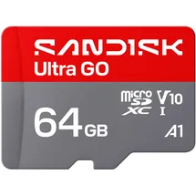 SanDisk Ultra GO microSDXC UHS-I U1 A1 V10 190 MB/s 64 GB