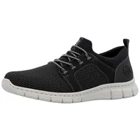 Rieker Herren B7796 Slipper, Schwarz, 40