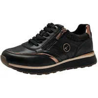 TAMARIS Damen Low Top Sneaker 1-23726-43 096 Frauen M2373943 Black Copper, Schuhgröße:41 EU