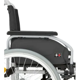 Bischoff & Bischoff S-Eco 300 Rollstuhl Faltrollstuhl Sitzbreite 46 cm silber