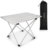 Navaris Campingtisch Camping Klapptisch Ultraleicht - 55,7x40,5x38,5cm Alu Tisch klappbar - Beistelltisch Balkontisch klein