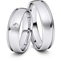 Trauringe Halle 585er Weiflgold - 4924