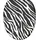 Sanilo WC-Sitz Zebra Look schwarz