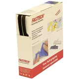 FASTECH® Klettband zum Aufkleben 10 m x 10 mm Schwarz 10 m