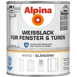 ALPINA Weißlack, glänzend - weiss