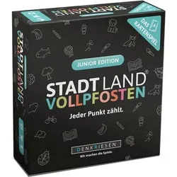 DENKRIESEN SL3004 STADT LAND VOLLPFOSTEN® – Das Kartenspiel – JUNIOR EDITION 