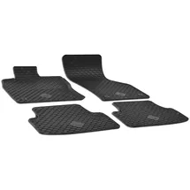 Walser SCHOENEK Fußmattensatz Schwarz für AUDI A3 VW Golf VII SEAT Leon VIII
