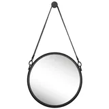 KUNSTLOFT Wandspiegel, Schwarz, Metall, 4.3x70.5x6 cm, Spiegel, Wandspiegel