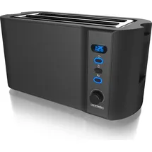 Arendo Langschlitz-Toaster schwarz