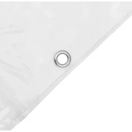 vidaXL Transparente Plane mit Ösen 4x5 m PVC