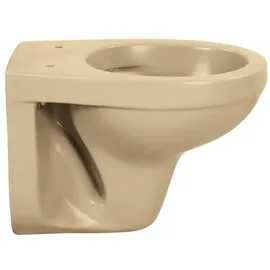 Sanicomfort Wand-WC Beige Spülrandlos, Tiefspüler, ohne WC-Sitz
