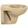 Sanicomfort Wand-WC Beige Spülrandlos, Tiefspüler, ohne WC-Sitz
