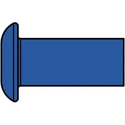 Magazin-Blindniet G-Speed Stahl Flachrundkopf 4,8 x 8,5, Länge: 510 mm, Standardgröße