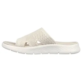 SKECHERS Damen On-The-go Walk Flex Elation Schiebe-Sandalen, Natural Textile, 40