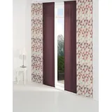 Wirth Schiebegardine Berlare (1 St), Paneelwagen, blickdicht, Jacquard, Inkl. Montagezubehör braun 60 cm x 145 cm