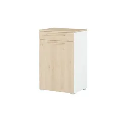 Highboard  Andoro Basic ¦ holzfarben ¦ Maße (cm): B: 60 H: 95,6 T: 46