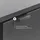 mokebo Sideboard oder Kommode Die Elegante TV Schrank oder Schubladenschrank in Anthrazit Schwarz