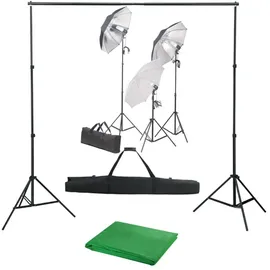 vidaXL Halle (Studioleuchte), Dauerlicht, Schwarz