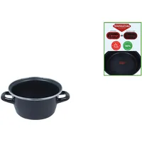 Pratesi SCHALUNG.2 Griffe cm.14 ENERGIESPAREND AUCH FÜR INDUKTION, 18/8 Stainless Steel, Multicolour, Taglia unica