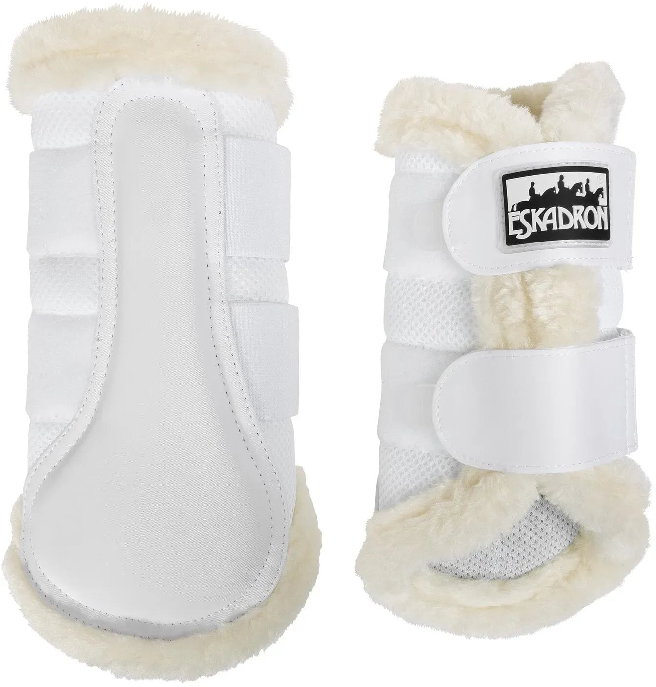 ESKADRON Gamaschen Soft Mesh FauxFur white S