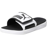 Puma Unisex Adults Royalcat Comfort Slide Sandals, Puma White-Puma Black, 48.5 EU