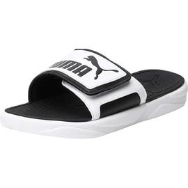 Puma Unisex Adults Royalcat Comfort Slide Sandals, Puma White-Puma Black, 48.5 EU