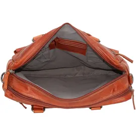Spikes & Sparrow Aktentasche Leder 41 cm Laptopfach braun