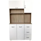 HTI-Line Hochschrank Küchenschrank Blanca (Stück, 1-St., 1x Schrank Blanca, ohne Dekoration) Küchenbuffet beige