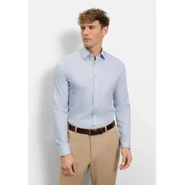 Olymp Businesshemd OLYMP No. Six, Super Slim, Kent grau|silberfarben 39