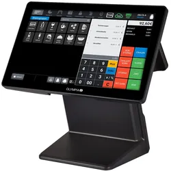 Olympia T400 Registrierkasse mit 15,6 Zoll Touchdisplay Handel & Gastro Kundendisplay