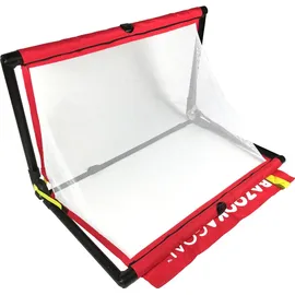 BazookaGoal Fußballtor Rot/Weiß 120 x 75 cm