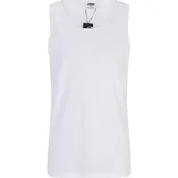 URBAN CLASSICS Jersey Big Tank Top in Weiß, Größe